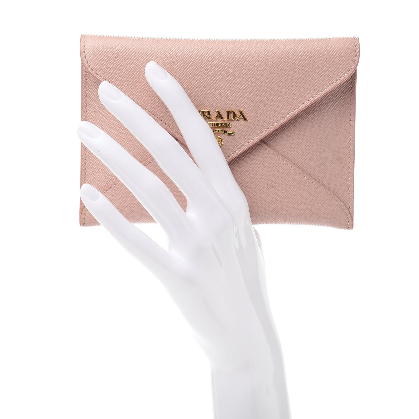 Saffiano Metal Envelope Wallet Orchidea