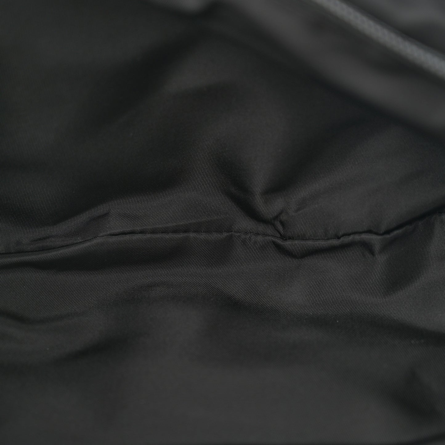 Tessuto Nylon Double Pocket Belt Bag Black