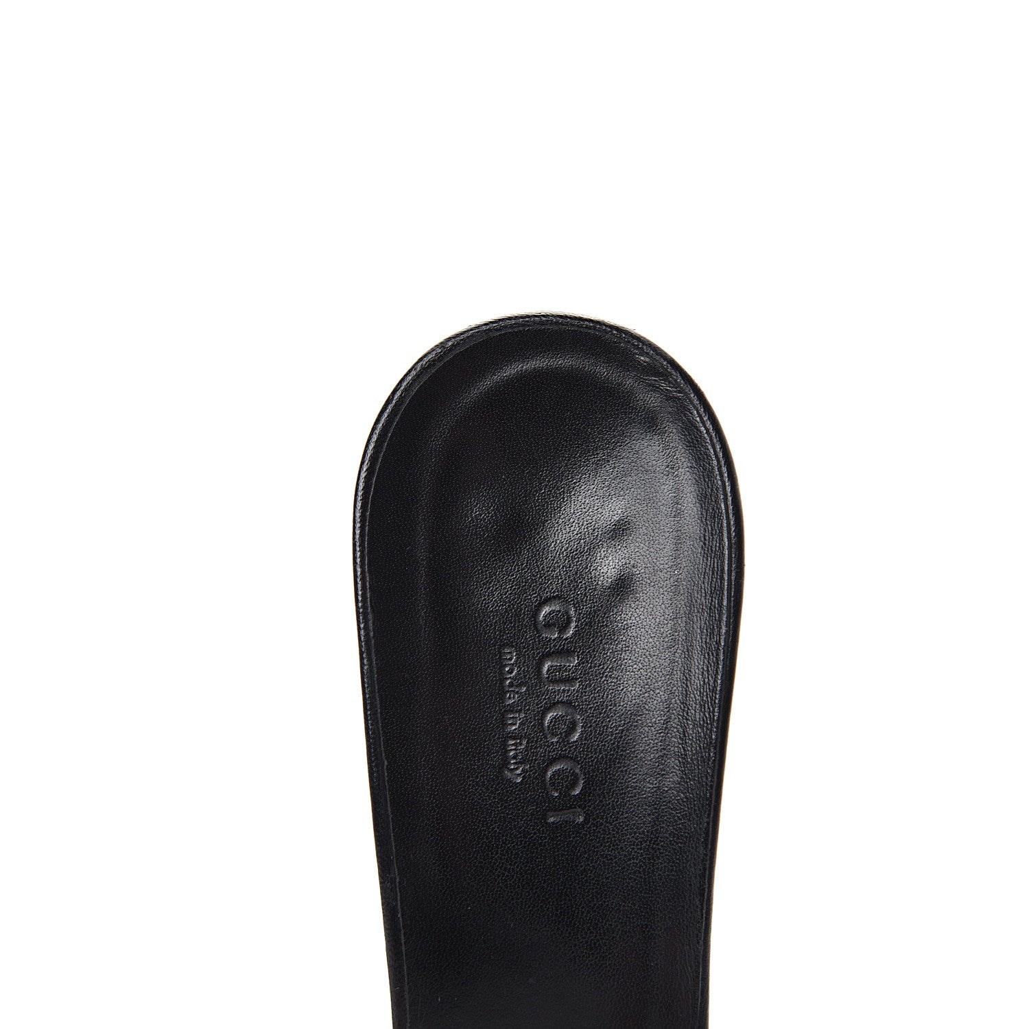 Gucci Calfskin Interlocking G Slide Sandal 7 Black 15 of 16