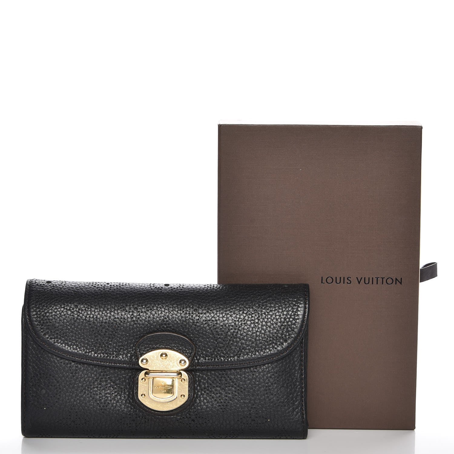 Louis Vuitton Mahina Amelia Wallet Black 8 of 8