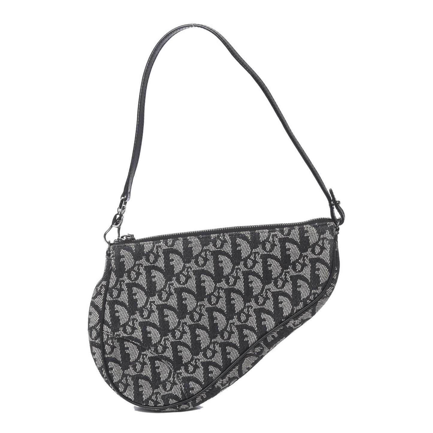 Monogram Mini Saddle Pochette Black