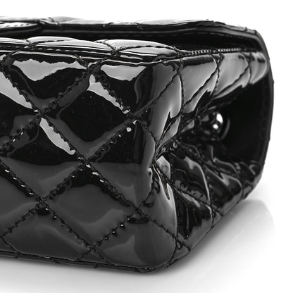 Chanel Patent Calfskin Quilted 2.55 Reissue Mini Flap So Black 9 of 10