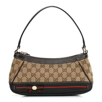 Gucci Monogram Small Mayfair Shoulder Bag Dark Brown 1 of 14