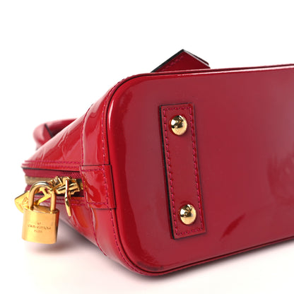 Louis Vuitton Vernis Alma BB Cherry 7 of 8