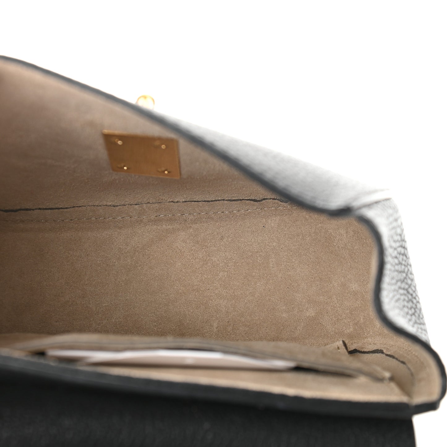 Grained Lambskin Mini Drew Shoulder Bag Black