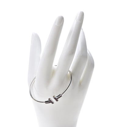 Tiffany 18K White Gold Ruby T Wire Bracelet 2 of 5