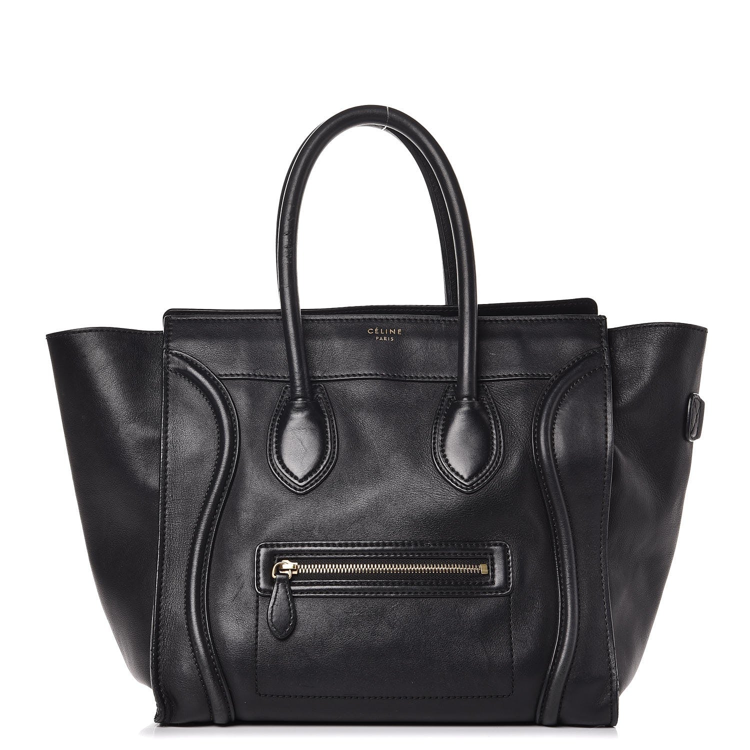 Celine Smooth Calfskin Mini Luggage Black 1 of 20
