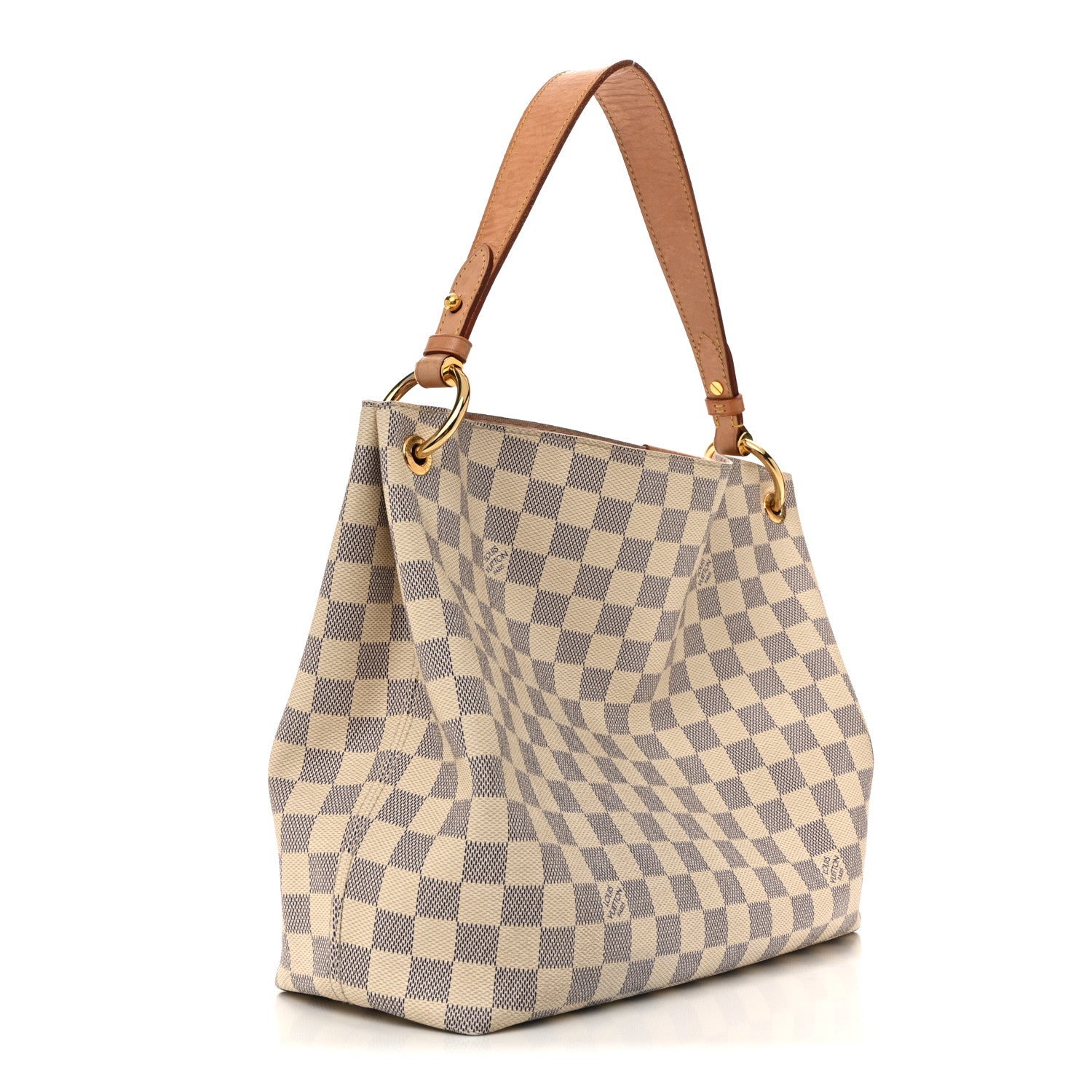 Louis Vuitton Damier Azur Graceful PM Rose Ballerine 3 of 14