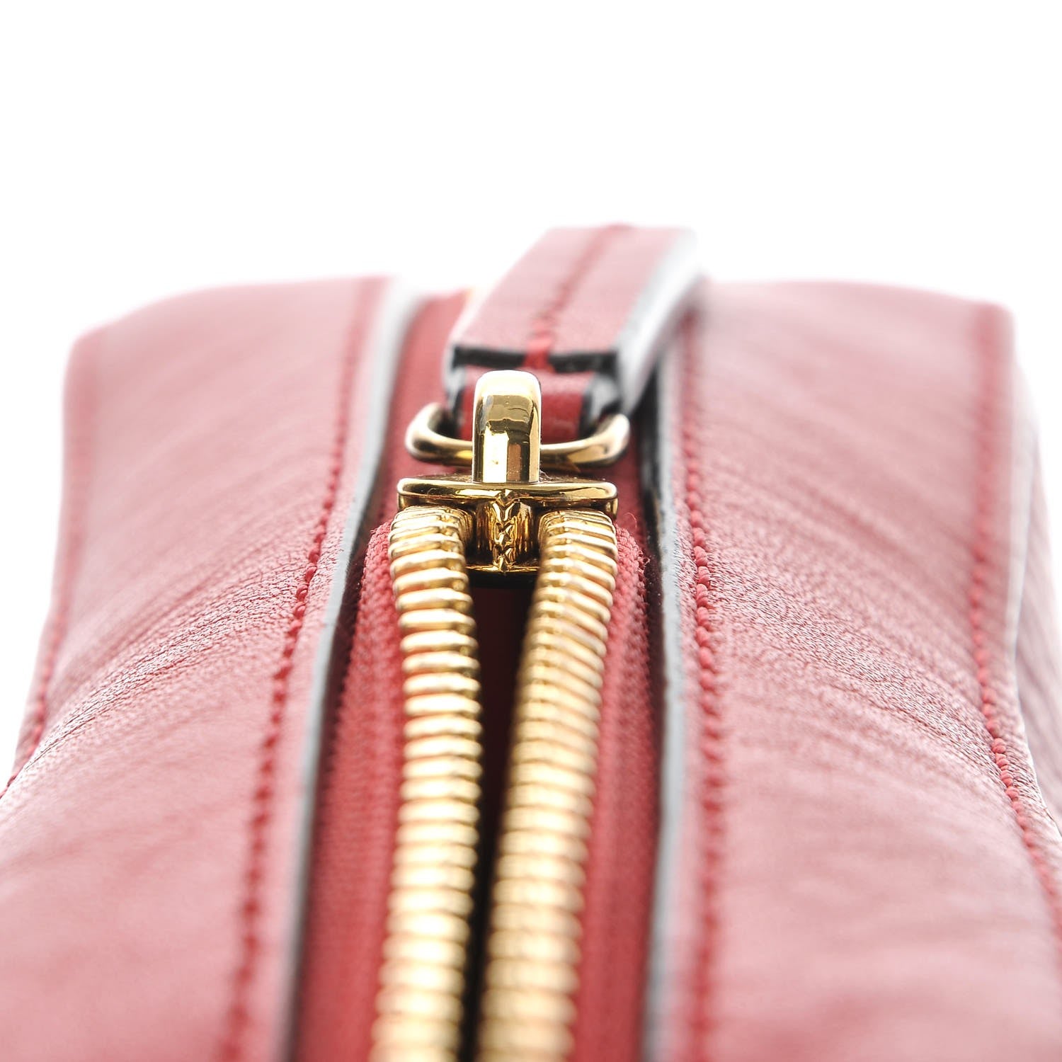 MCM Visetos Mini Camera Crossbody Bag Red 9 of 13