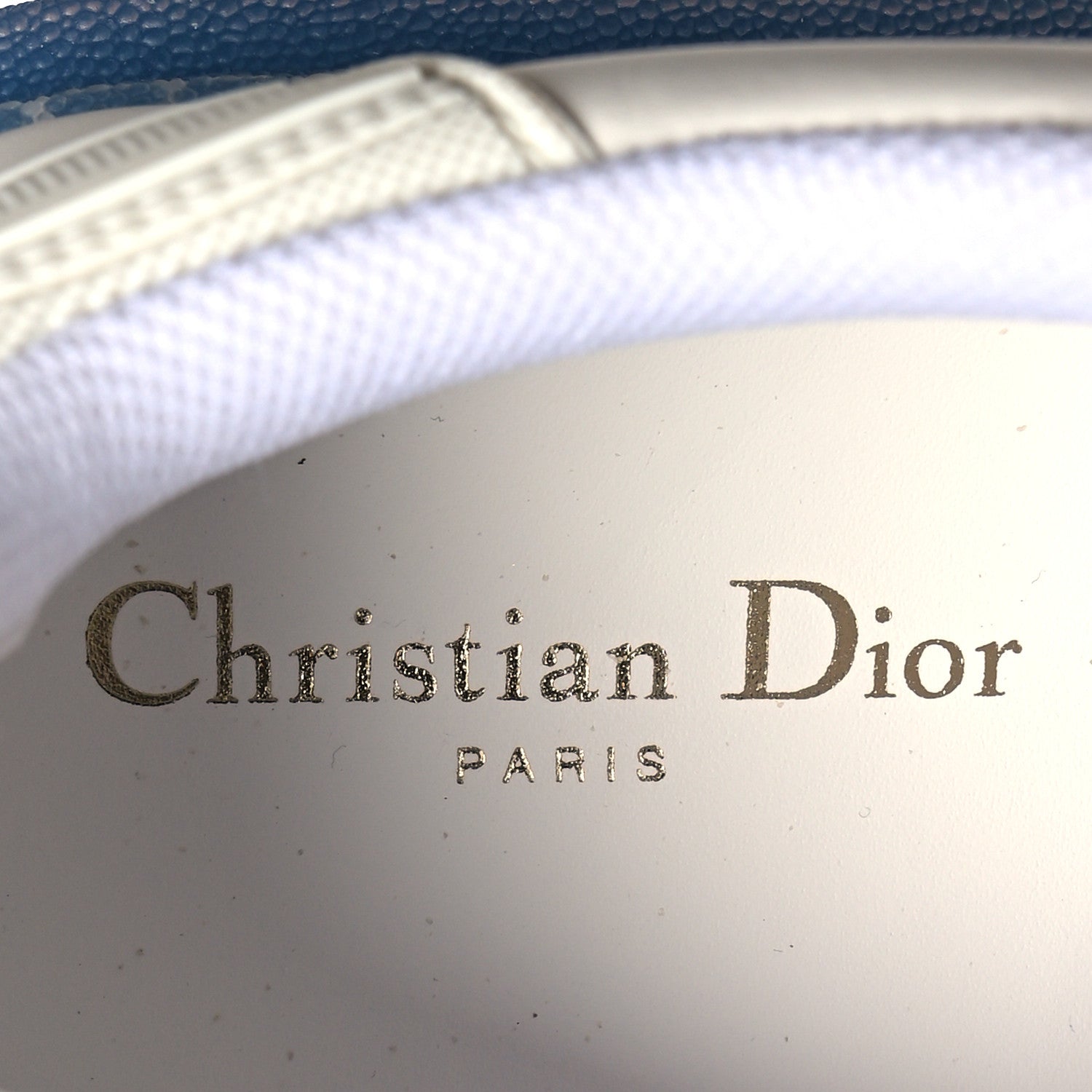 Christian Dior Calfskin Clear Rubber Dior-ID Platform Sneakers 41 White Deep Blue 7 of 7