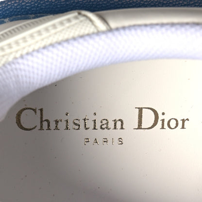 Christian Dior Calfskin Clear Rubber Dior-ID Platform Sneakers 41 White Deep Blue 7 of 7
