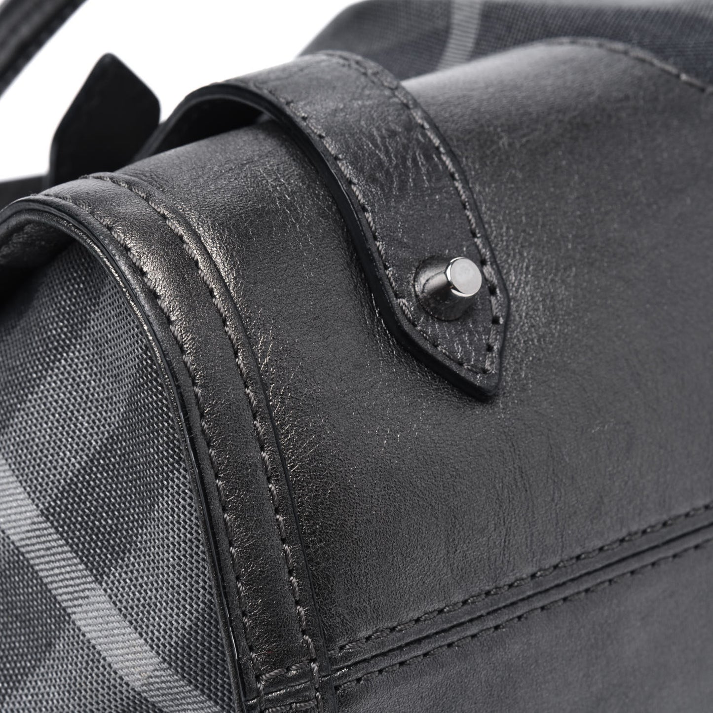Shimmer Check Pilgrim Satchel Pewter