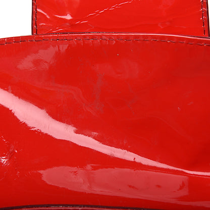 Valentino Garavani Patent Large Histoire Red 12 of 25