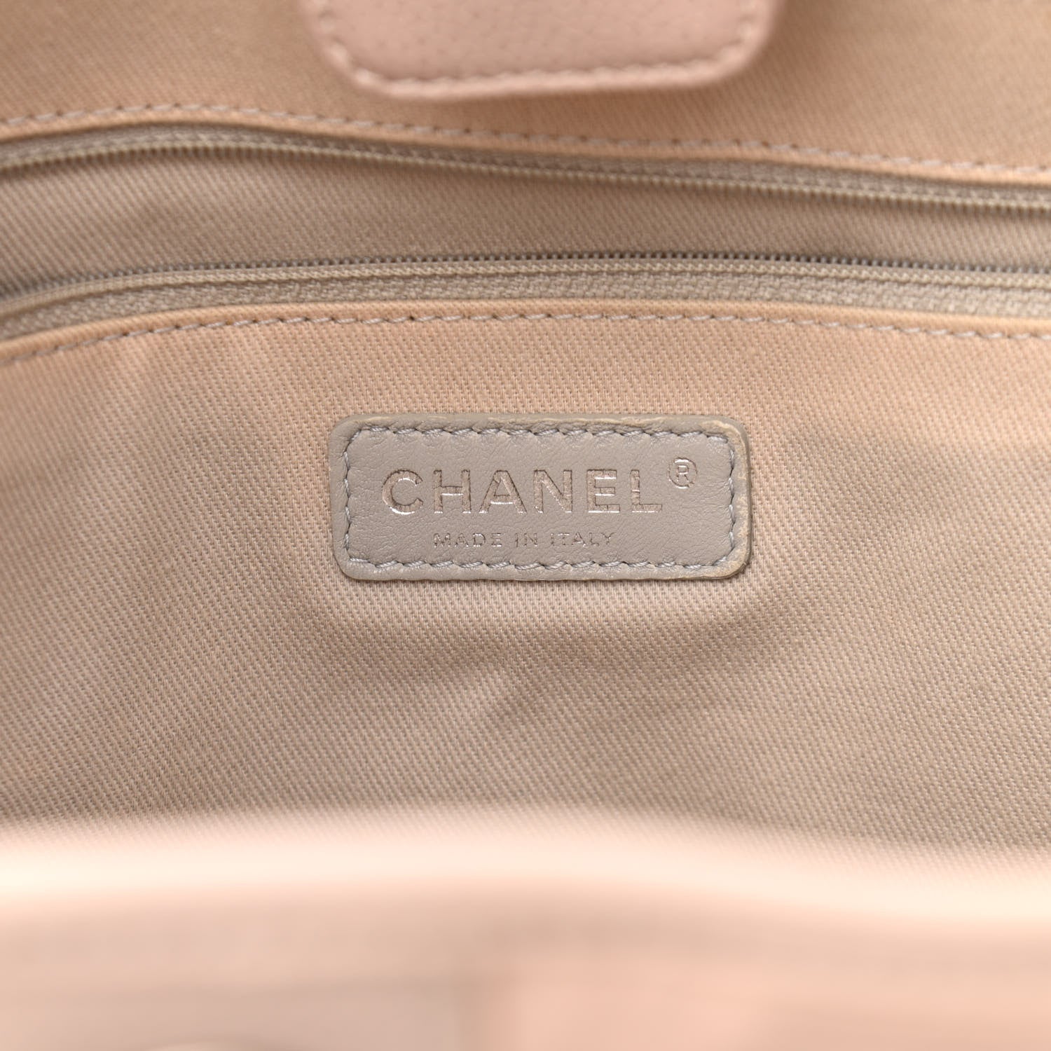 Chanel Glazed Calfskin Small Deauville Tote Light Pink 6 of 15