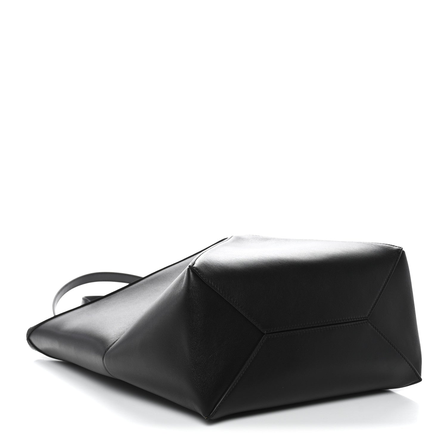 Loewe Shiny Calfskin Medium Puzzle Fold Tote Black 4 of 10