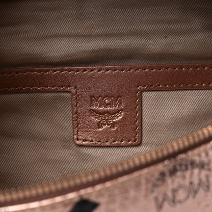 MCM Metallic Visetos Stark Belt Bag Champagne Gold 6 of 8