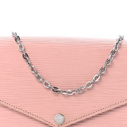 Louis Vuitton Epi Pochette Felicie Rose Ballerine 9 of 13