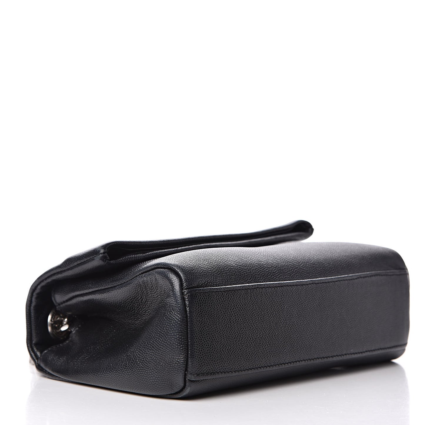 Grain De Poudre Small West Hollywood Monogram Fold-Over Bag Black
