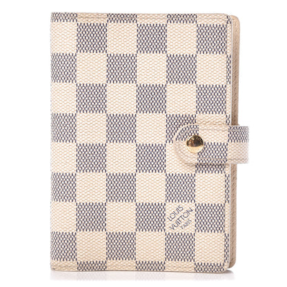 Louis Vuitton Damier Azur Small Ring Agenda Cover 1 of 7