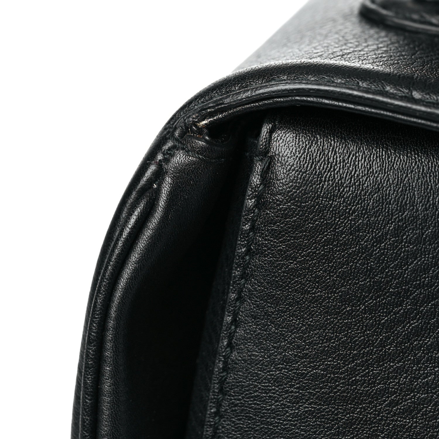 Gucci Calfskin Large New Bamboo Top Handle Bag Black 12 of 13