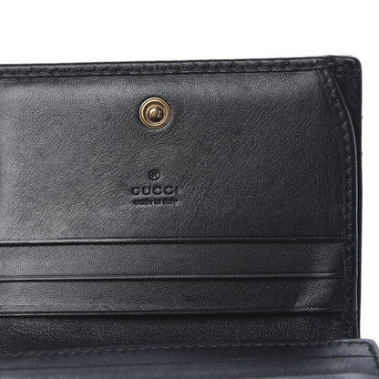 Gucci Calfskin Matelasse GG Marmont Card Case Wallet Black 6 of 13