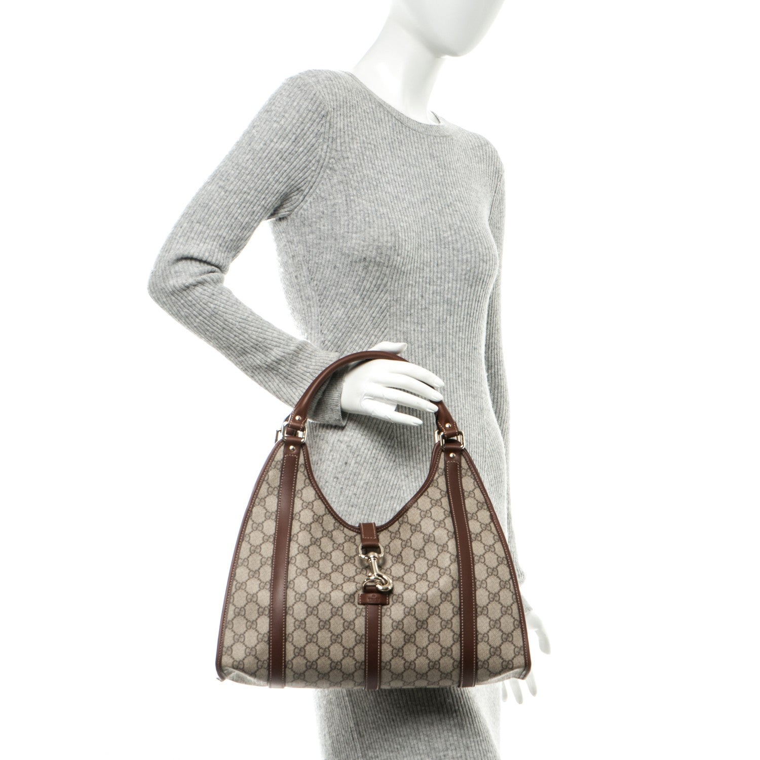 Gucci GG Plus Monogram Medium Joy Shoulder Bag Brown 2 of 7