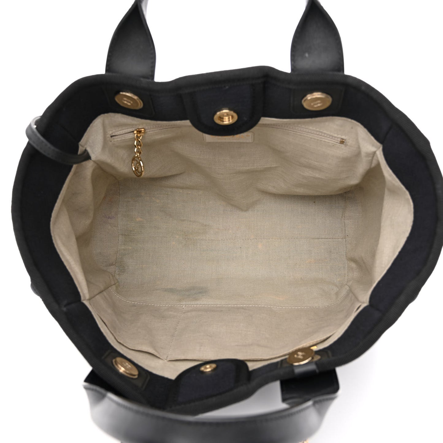 Mixed Fibers Small Deauville Tote Black