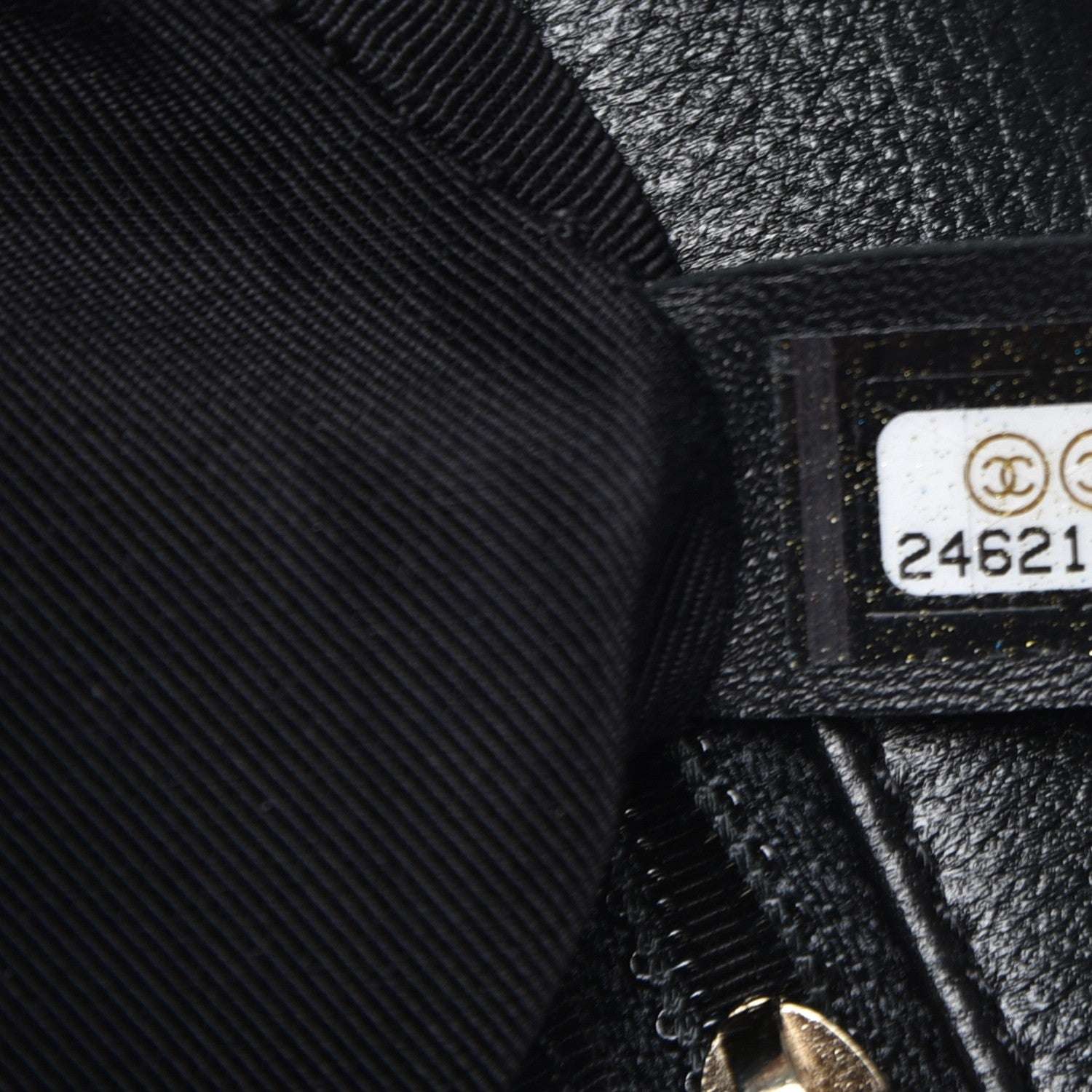 Chanel Metallic Lambskin Velvet Quilted Medium Flap Black 7 of 8