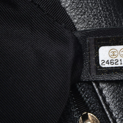 Chanel Metallic Lambskin Velvet Quilted Medium Flap Black 7 of 8