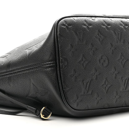 Louis Vuitton Empreinte Monogram Giant Neverfull MM Black 8 of 9