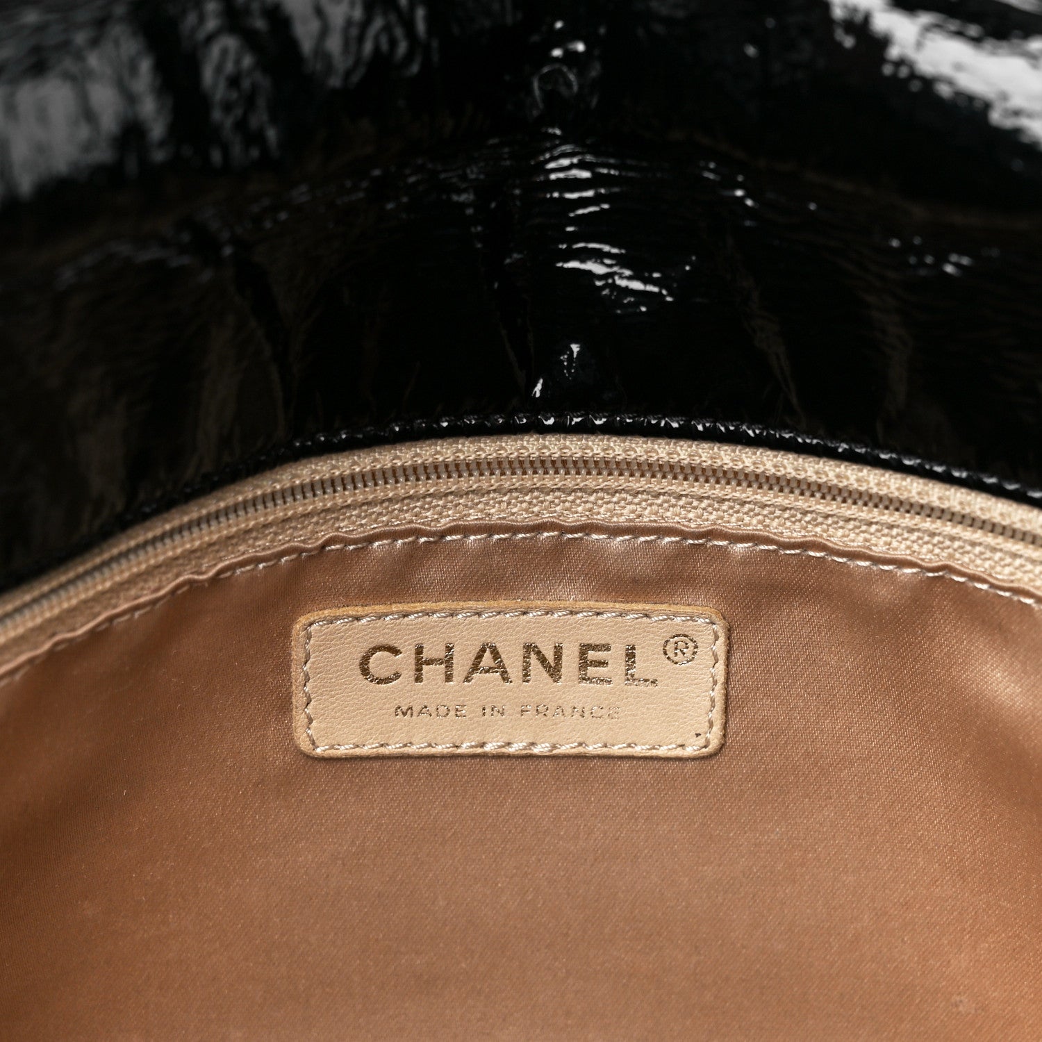 Chanel Vinyl Medium Rock and Chain Flap Black 6 of 12