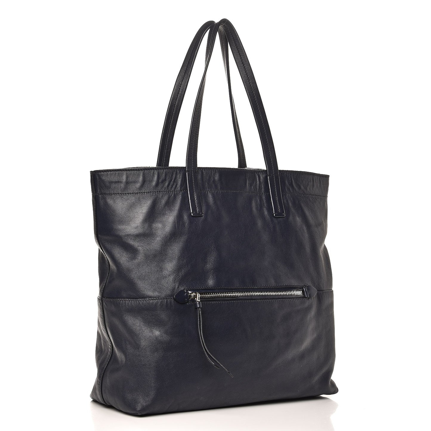 Vitello Soft Calf Shopping Tote Baltico