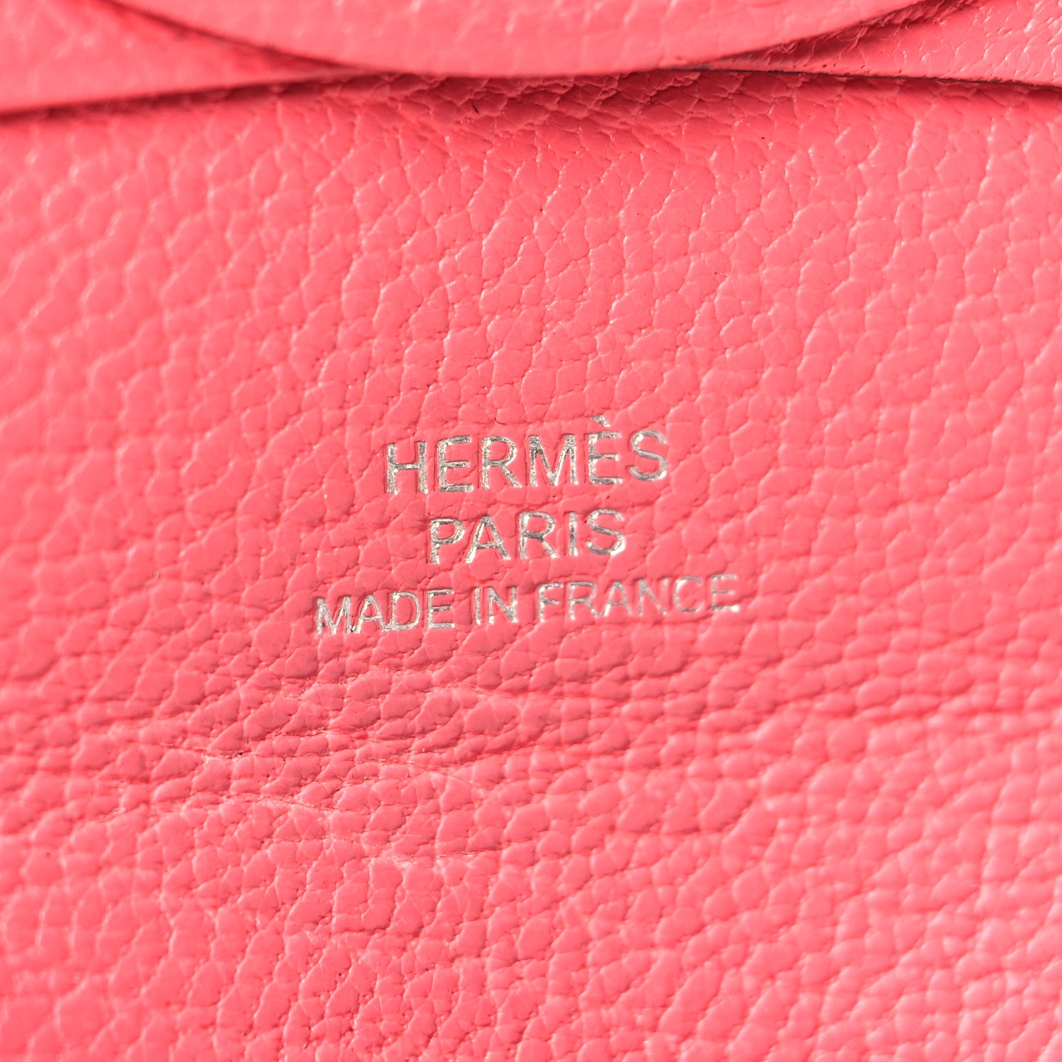 Hermes Chevre Mysore Bastia Coin Purse Rose Azalee 6 of 10