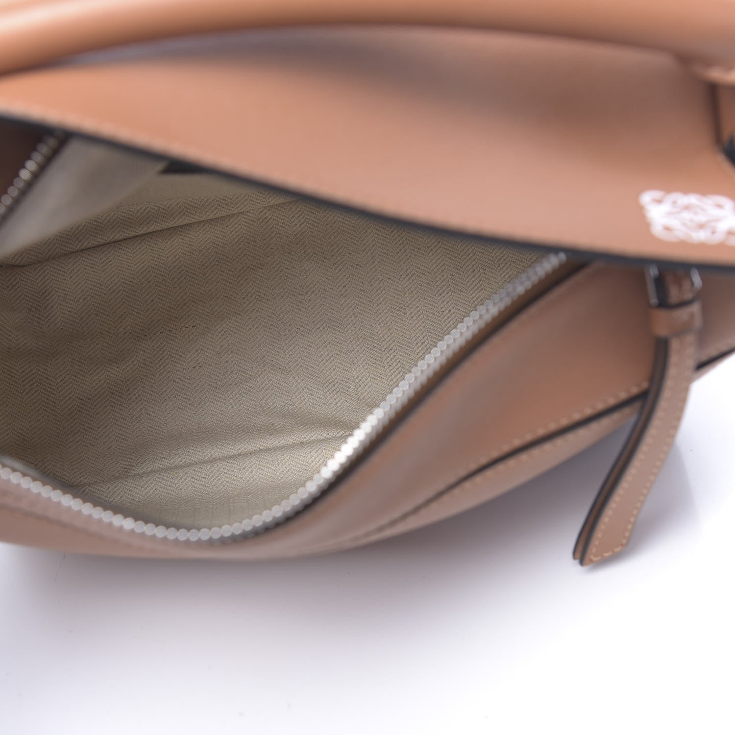 Loewe Calfskin Small Puzzle Bag Tan 5 of 9