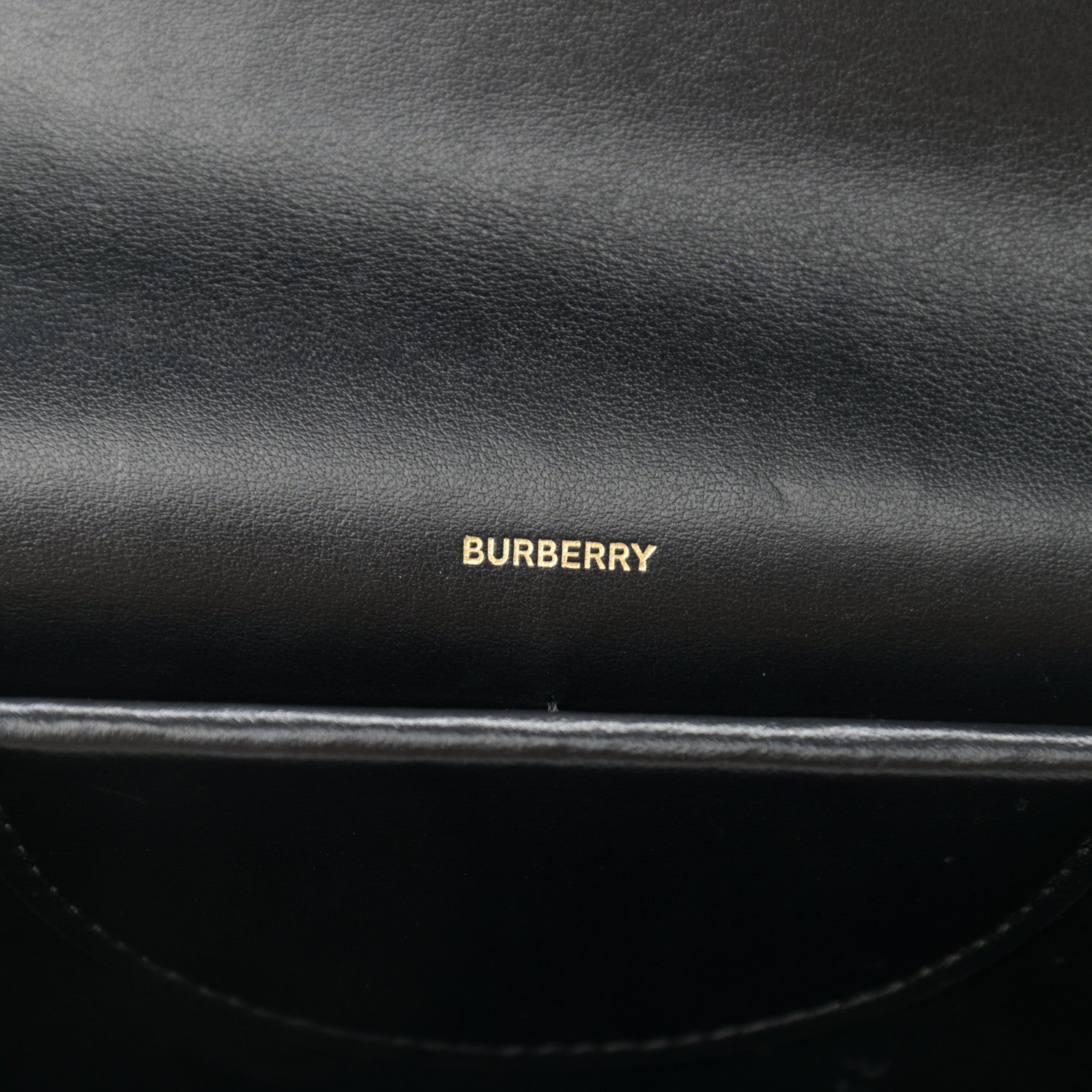 Burberry Grained Calfskin Small TB Bag Black 6 of 14