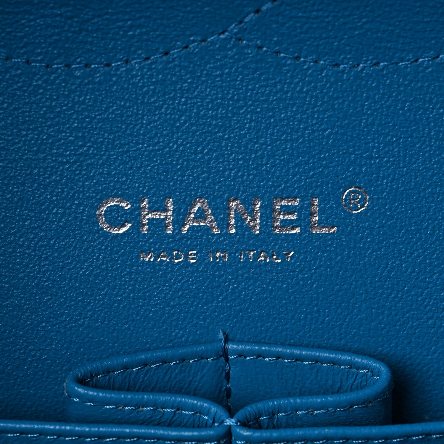 Chanel Patent Calfskin Quilted Jumbo Double Flap Turquoise 6 of 8