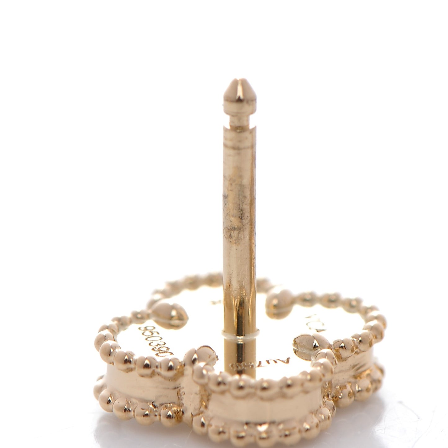 18K Yellow Gold Mother of Pearl Sweet Alhambra Earrings