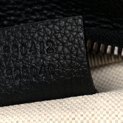 Gucci Grained Calfskin Logo Belt Bag Black 7 of 9