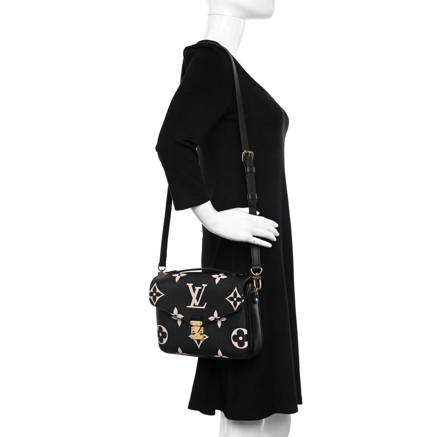 Empreinte Monogram Giant Pochette Metis Black Beige