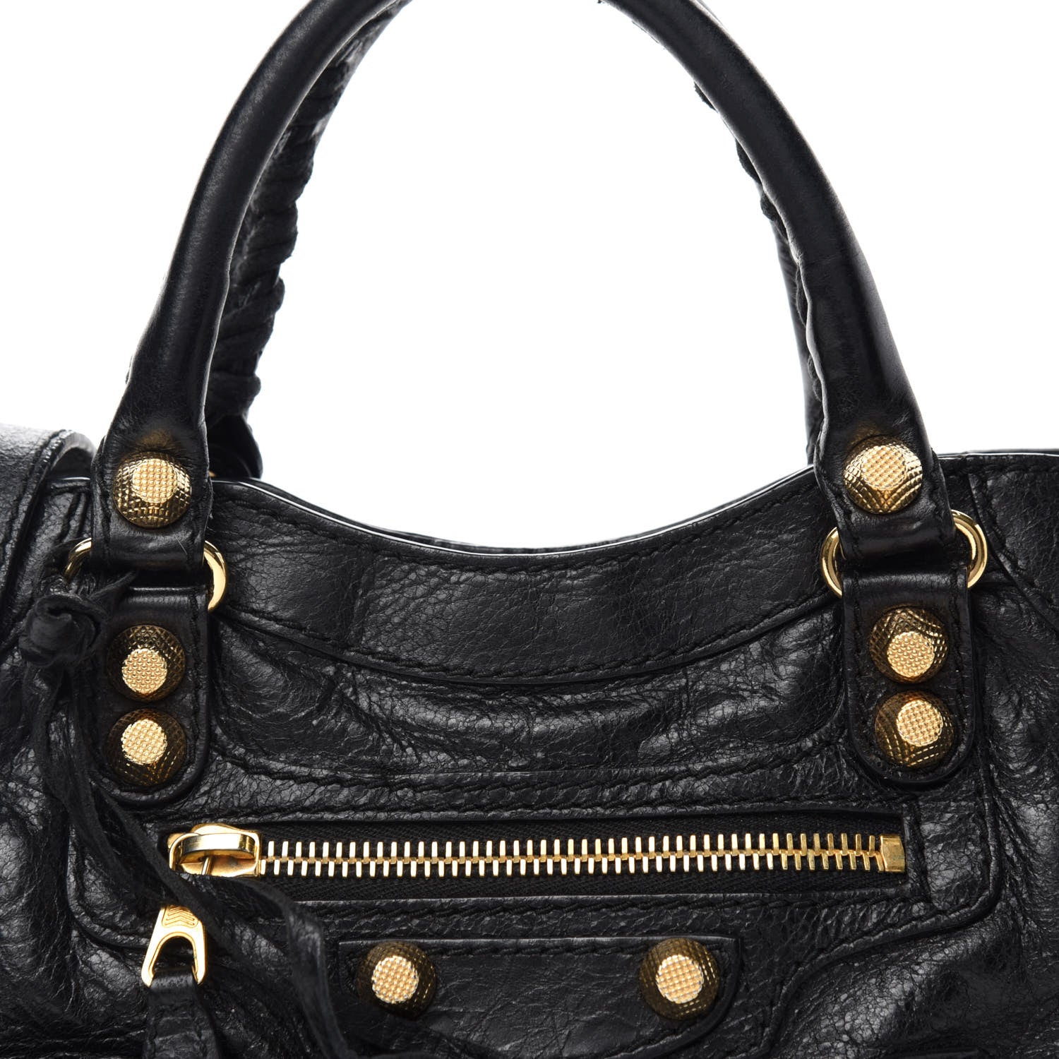 Balenciaga Agneau Giant 12 Gold Hardware Mini City Black 8 of 10