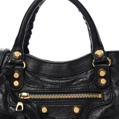 Balenciaga Agneau Giant 12 Gold Hardware Mini City Black 8 of 10