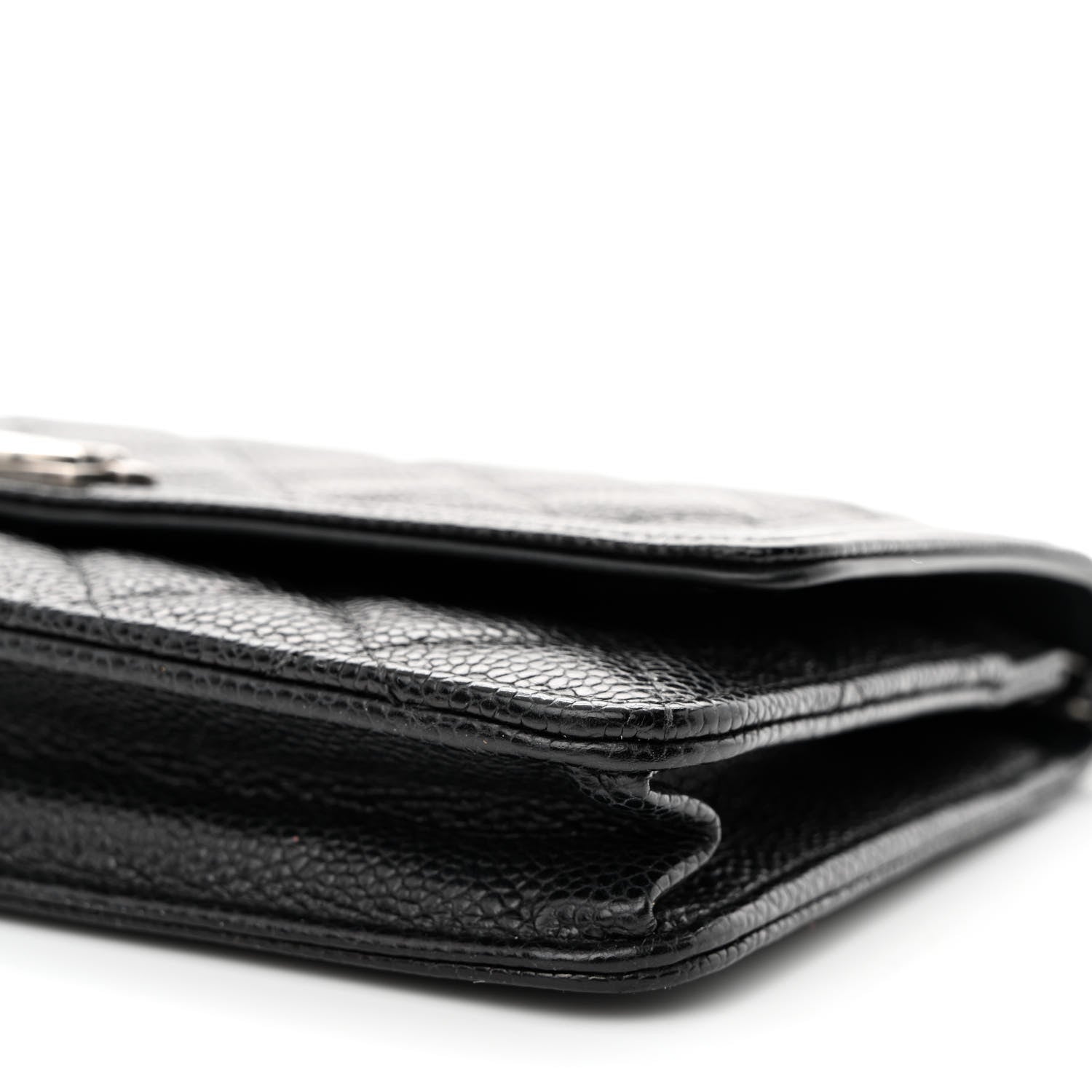 Chanel Caviar Quilted Boy Wallet On Chain WOC Black 11 of 13