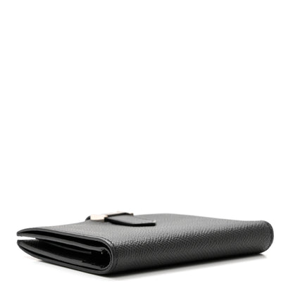 Hermes Epsom Bearn Compact Wallet Black 4 of 8