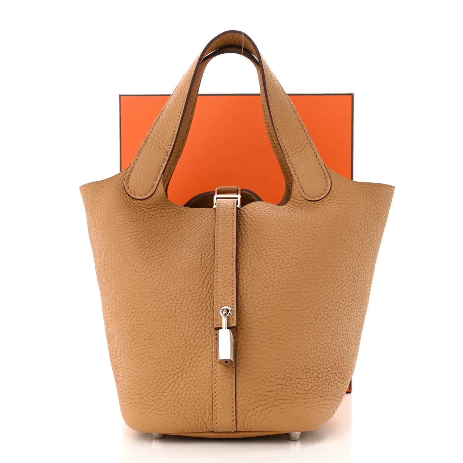 Hermes Taurillon Clemence Picotin Lock 18 PM Biscuit 11 of 11