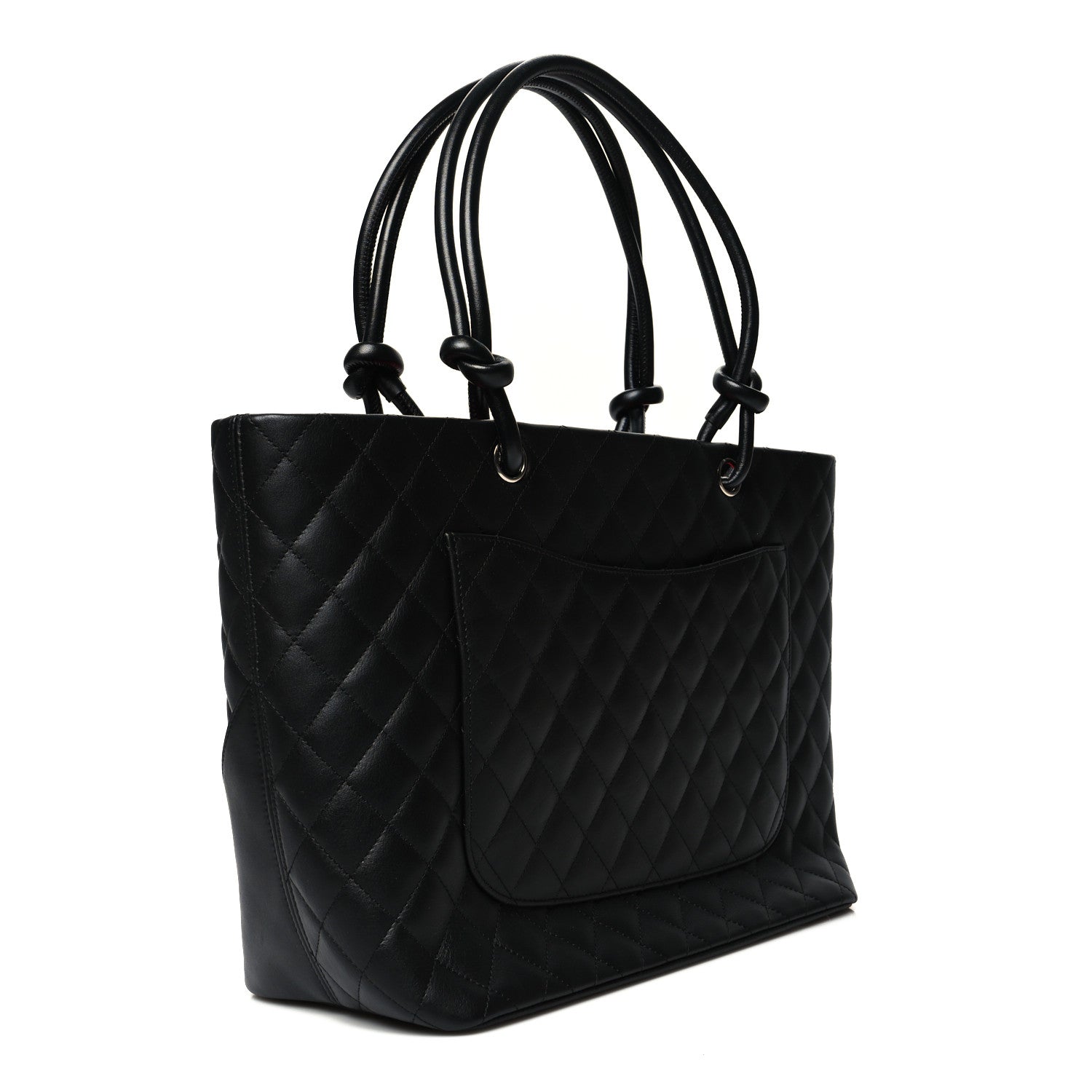 Chanel Calfskin Quilted Large Cambon Tote Black 3 of 11
