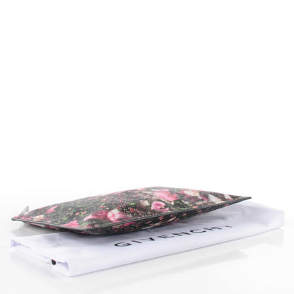 Givenchy Coated Canvas Roses Camouflage Print Medium Antigona Zip Pouch Black 4 of 8