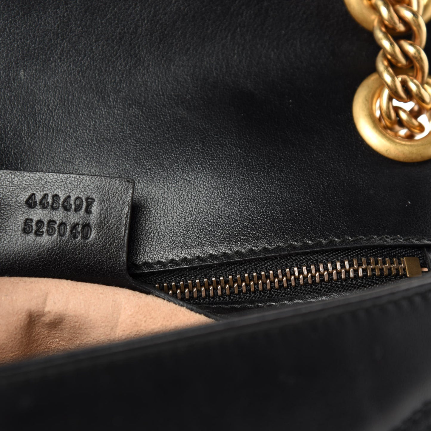 Calfskin Matelasse Small GG Marmont Shoulder Bag Black