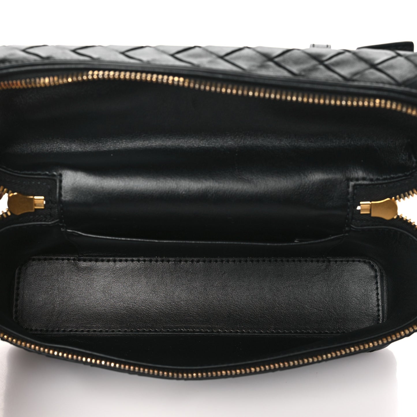 Calfskin Intrecciato Bang Bang Vanity Case Black