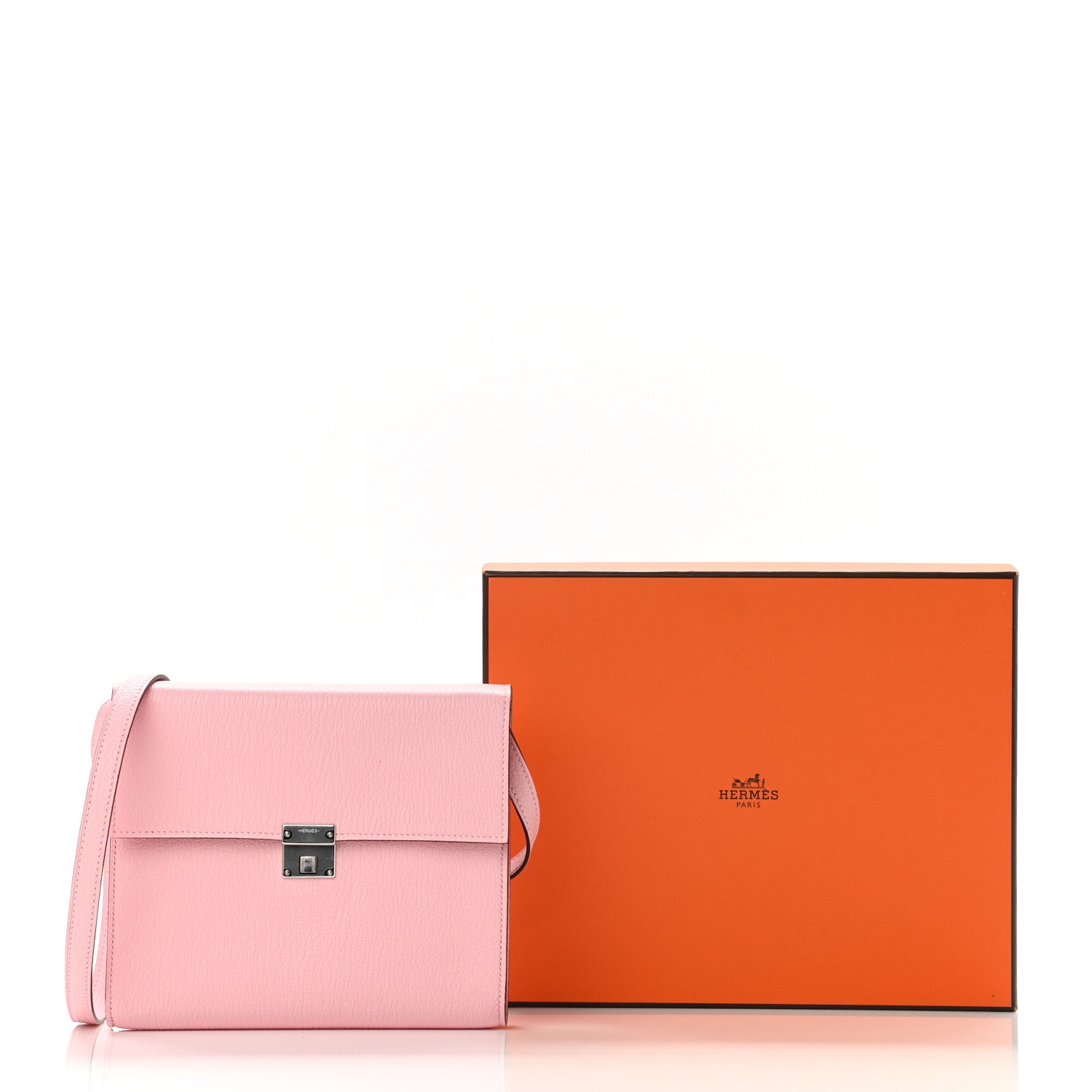 Hermes Chevre Mysore Clic 16 Wallet Rose Sakura 11 of 11