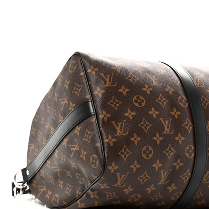 Louis Vuitton Monogram Macassar Keepall Bandouliere 45 7 of 8